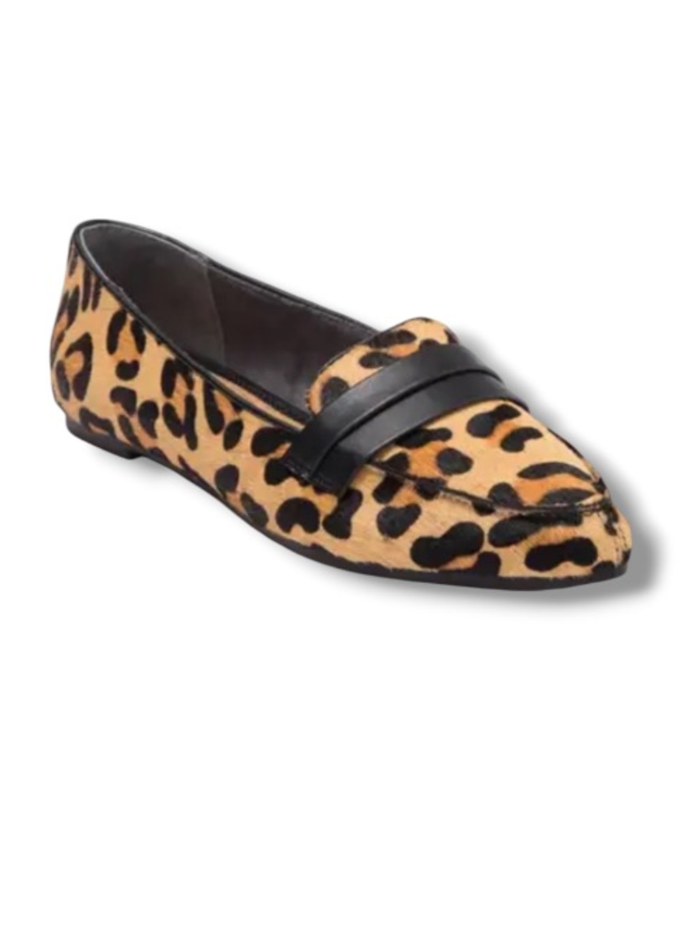 Adam Tucker by Me Too Women’s Alissa Loafer Flats Genuine Calf Fur Pointed Shoes